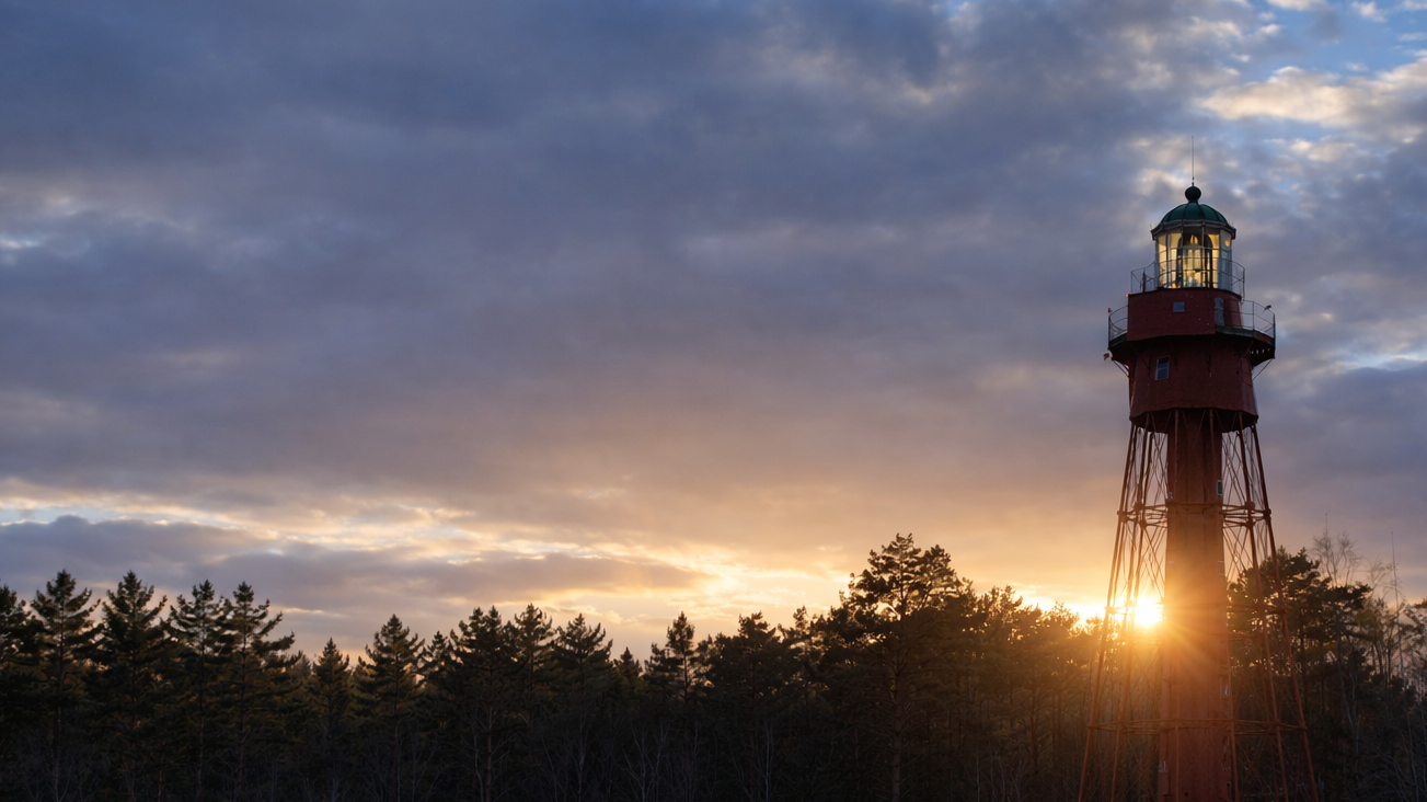 Sandhammaren's lighthouse